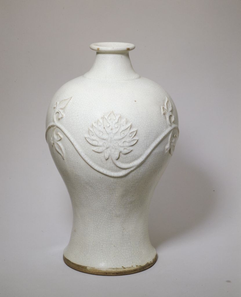 图片[1]-Yixing kiln plastic lotus vase-China Archive